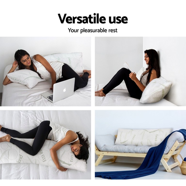 Various comfortable resting positions on versatile furniture.