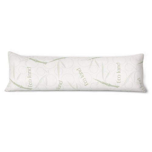Eco-friendly body pillow with bamboo pattern