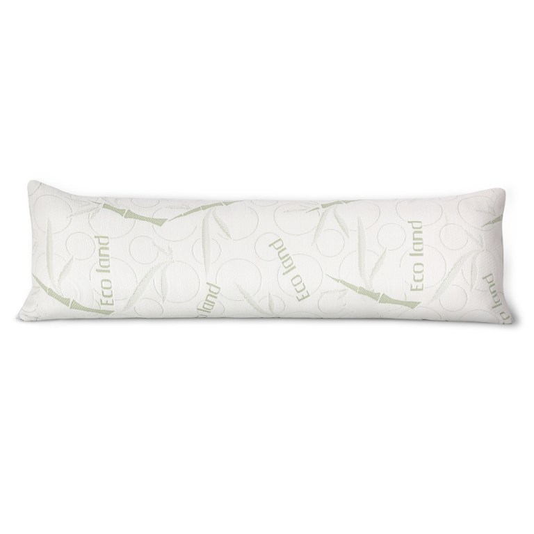 Eco-friendly body pillow with bamboo pattern