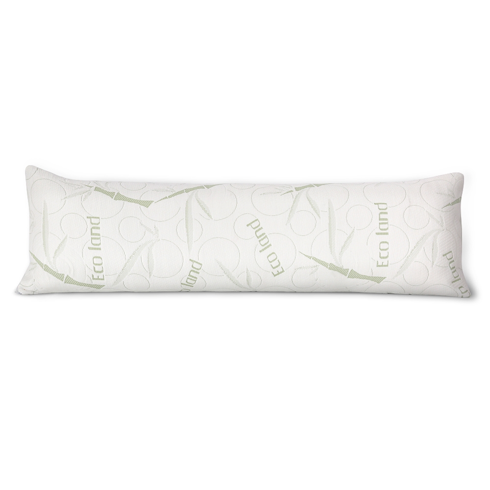 Eco-friendly body pillow with bamboo pattern