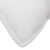 giselle bedding goose feather down pillow twin pack Close-up of a white pillow corner.