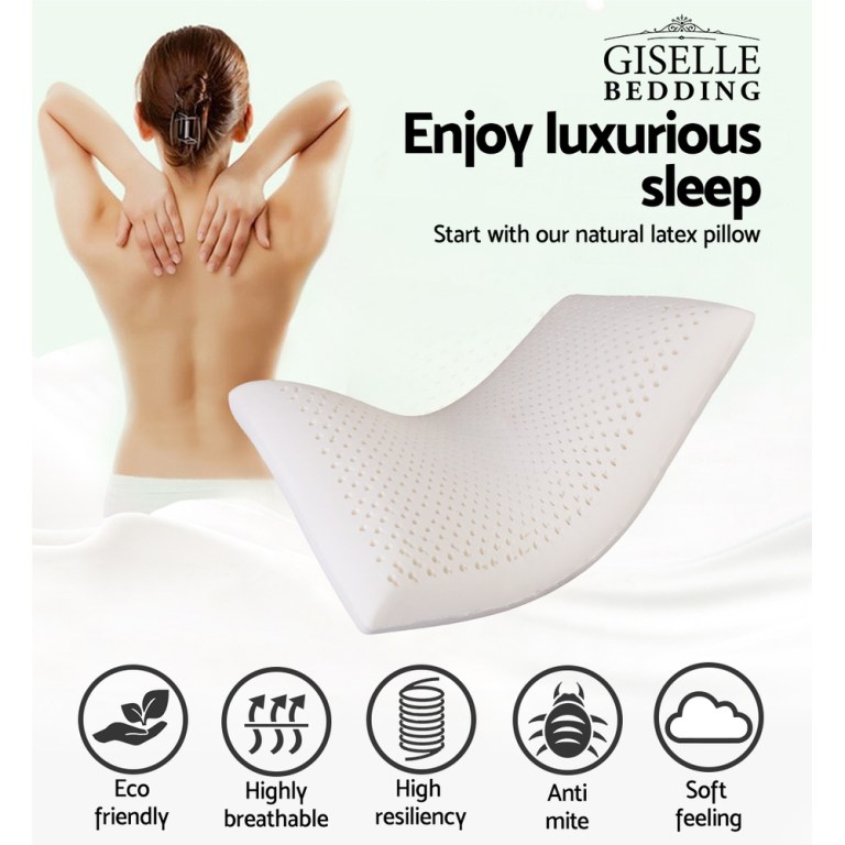 Natural latex pillow for luxurious sleep