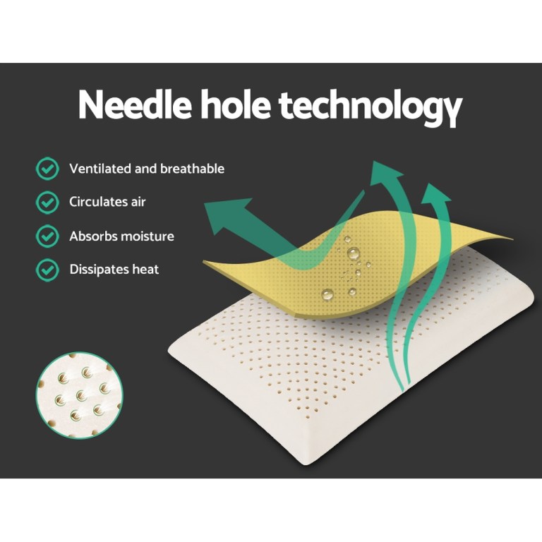 Ventilated and breathable needle hole mattress technology