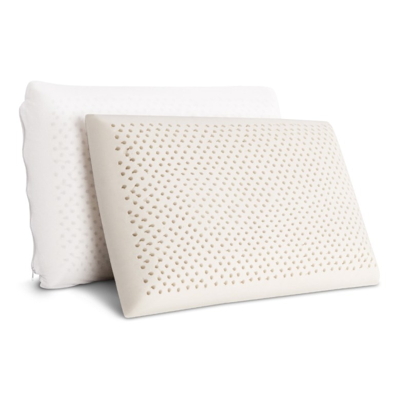Comfortable latex pillows with breathable design