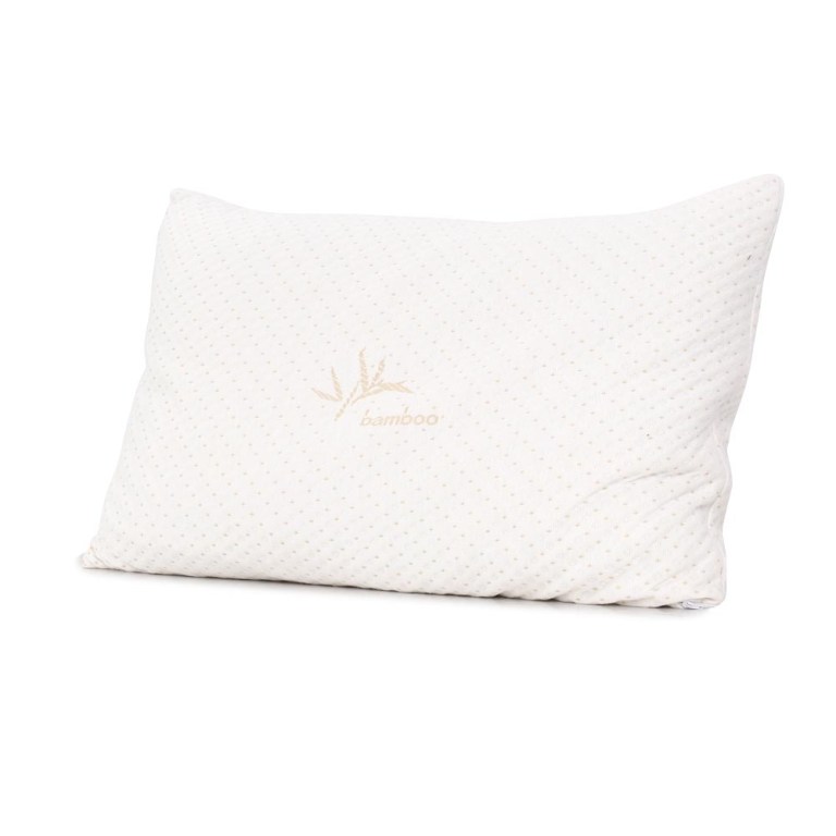 giselle bedding memory foam pillow bamboo cover twin pack Comfortable bamboo pillow with soft cover