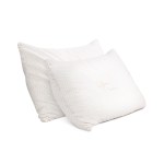 giselle bedding memory foam pillow bamboo cover twin pack Two bamboo memory foam pillows
