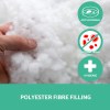 giselle bedding 4 pack bed pillow family hotel 48x73cm Polyester fibre filling, anti-bacterial and hygienic features.