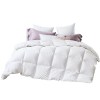 giselle bedding 500gsm duck down feather quilt king White duvet on bed with pillows