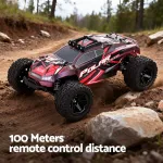 keezi kids remote control car off road truck with lights electric vehicle toys