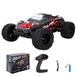keezi kids remote control car off road truck with lights electric vehicle toys