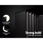 Thick front panel with smooth rounded edges