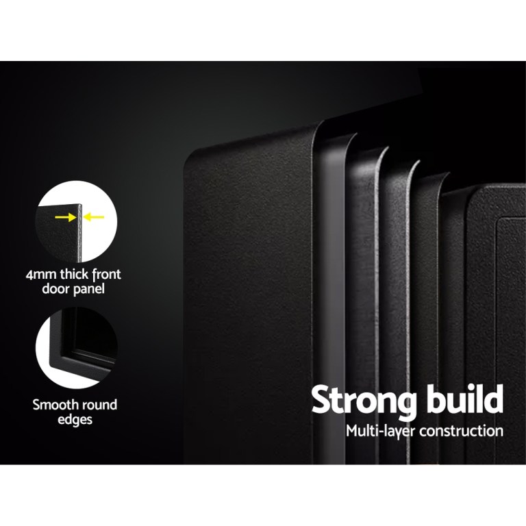 Strong build, 4mm thick panel with smooth edges.