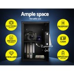 Safe with ample space, fits valuables securely.