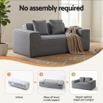 artiss 2 seater sofa loveseat sofas bed couch no assembly corduroy small couches apartement artiss 2 seater sofa loveseat sofas bed couch no assembly corduroy small couches apartement