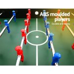 4ft soccer table foosball football game home family party gift playroom blue Foosball table with ABS moulded players.