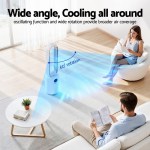 devanti 2in1 bladeless fan air purification w/ remote 88cm devanti 2in1 bladeless fan air purification w/ remote 88cm
