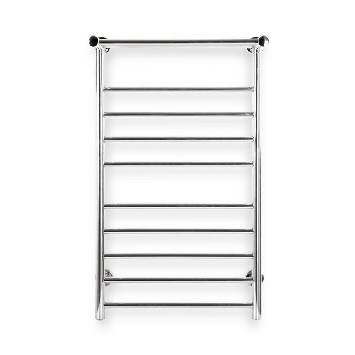 devanti electric heated towel rail rack 14 bars wall mounted clothes dry warmer
