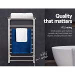 devanti electric heated towel rail rack 14 bars wall mounted clothes dry warmer devanti electric heated towel rail rack 14 bars wall mounted clothes dry warmer