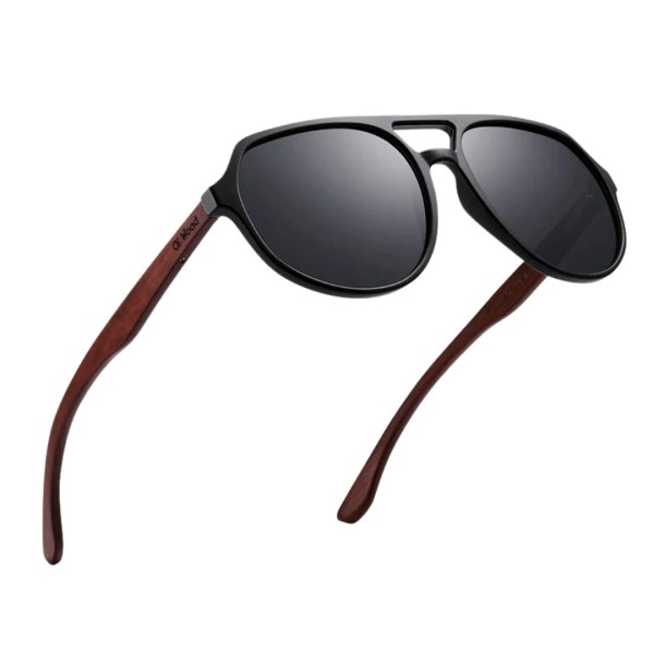 oi wood bamboo polarized sunglasses unisex