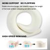vagooz memory foam travel neck pillow set White neck pillow high-speed rebound support