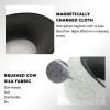vagooz memory foam travel neck pillow set Magnetic cloth and brushed silk fabric benefits overview.