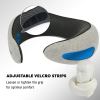 vagooz memory foam travel neck pillow set Adjustable travel neck pillow with Velcro closure.