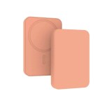 laser 5000mah magnetic wireless power bank peach Peach wireless charger for mobile devices