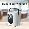 Portable projector with built-in carry handle