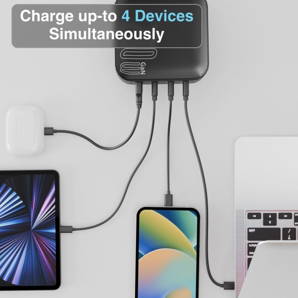 Charger connecting multiple devices simultaneously