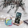 laser mini karaoke speaker with 2 wireless mics blue Mini Karaoke Speaker with 2 Wireless Mics - Blue