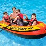 intex explorer 300 inflatable boat 58332