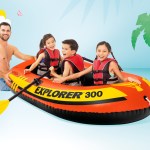 intex explorer 300 inflatable boat 58332