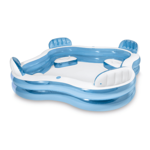 v1032 ixfamilyswim 56475 202508201021 00.png Inflatable family lounge pool with seats and backrests.