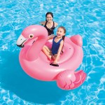 intex pink flamingo ride on pool float 57558