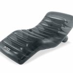 intex cool grey pool lounge 56875 Grey inflatable lounger with ribbed design