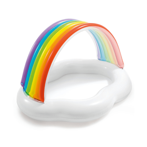 v1032 ixrainbowcloud 57141 202508200940 00.png Inflatable rainbow arch over cloud-shaped pool