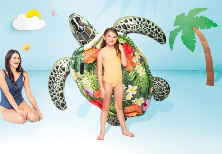intex sea turtle realistic giant ride on 57555
