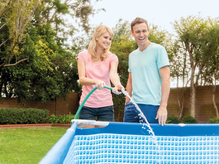 intex rectangular frame pool 4.5m x 2.2m x 0.84m 28273