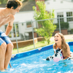 intex rectangular frame pool 4.5m x 2.2m x 0.84m 28273