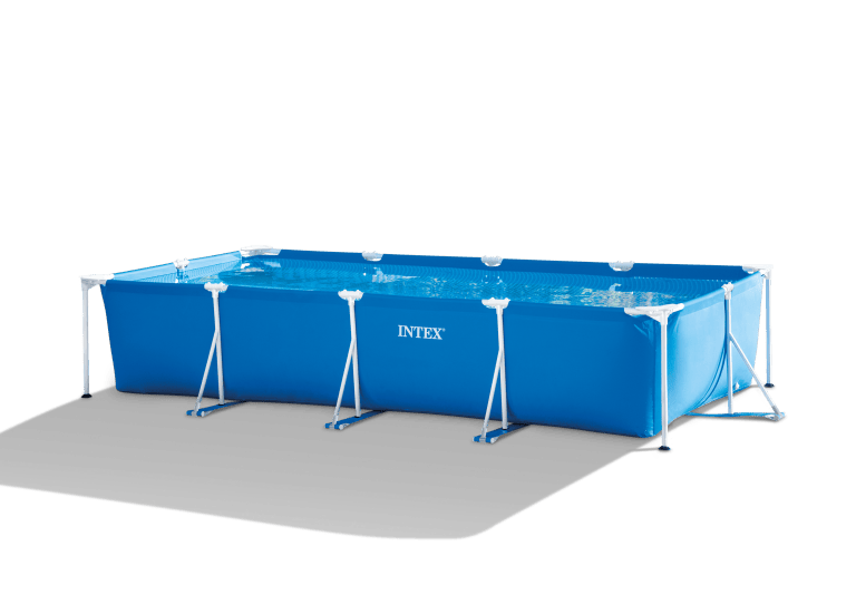 intex rectangular frame pool 4.5m x 2.2m x 0.84m 28273