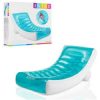 intex splash lounge 56874 Inflatable blue pool lounge with packaging