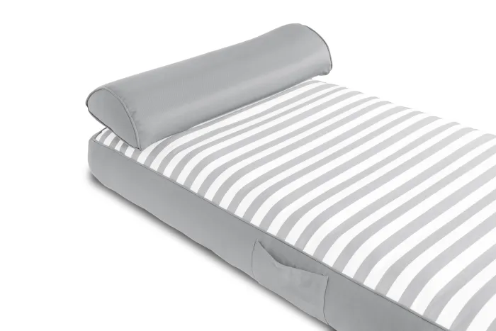 v1032 sp adalus 935g 202508201017 00.jpg Striped grey dog bed with cushion