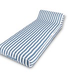 spire paradisus luxury pool lounge blue stripe rl 884b Striped blue and white mattress