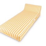 Yellow striped single bed mattress