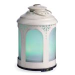 chelsea lantern ultrasonic aroma diffuser Decorative lantern with glowing green light.