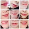 Nine different lip shades and styles showcase.