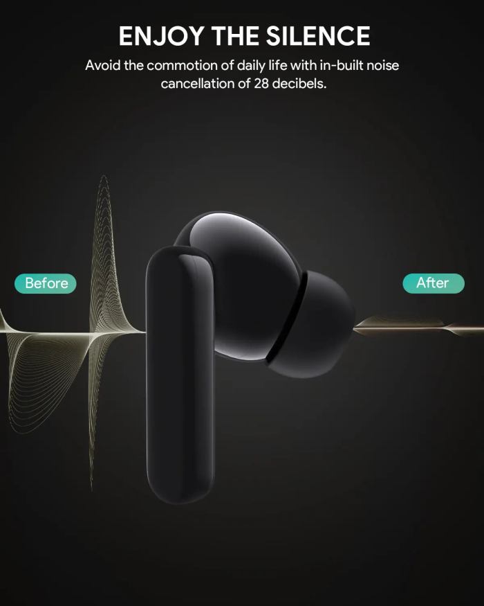 aukey true wireless earbuds with noise cancelling move mini nc (ep m1nc)