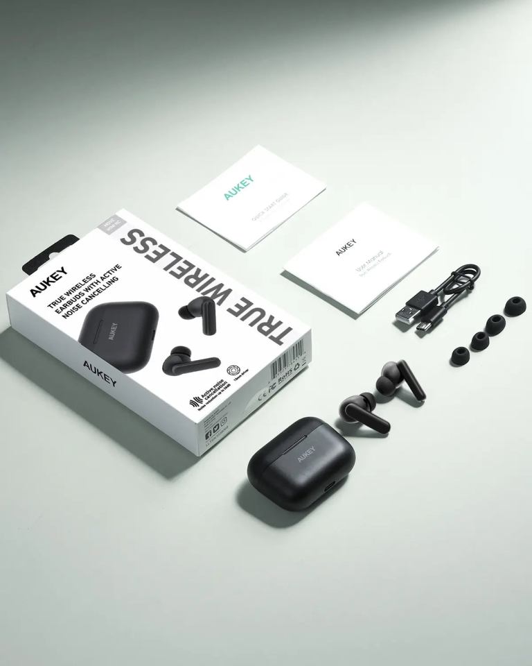 aukey true wireless earbuds with noise cancelling move mini nc (ep m1nc) aukey true wireless earbuds with noise cancelling move mini nc (ep m1nc)