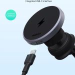 aukey maglink dash magnetic fast wireless charging phone mount (hd mc13) aukey maglink dash magnetic fast wireless charging phone mount (hd mc13)