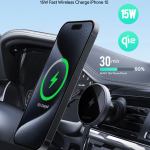 aukey maglink dash magnetic fast wireless charging phone mount (hd mc13) aukey maglink dash magnetic fast wireless charging phone mount (hd mc13)